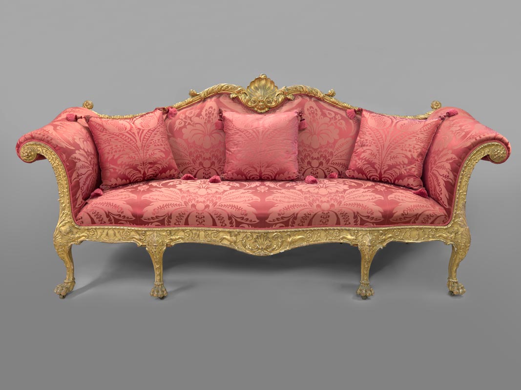 A George III Giltwood Sofa, 1765
