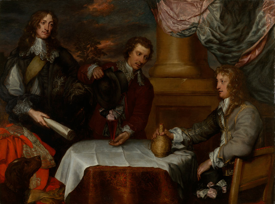 Group Portrait of Prince Rupert, Colonel William Murray and Colonel John Russell c.1645