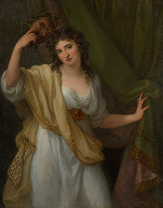 Portrait of Emma, Lady Hamilton, as Muse of Comedy