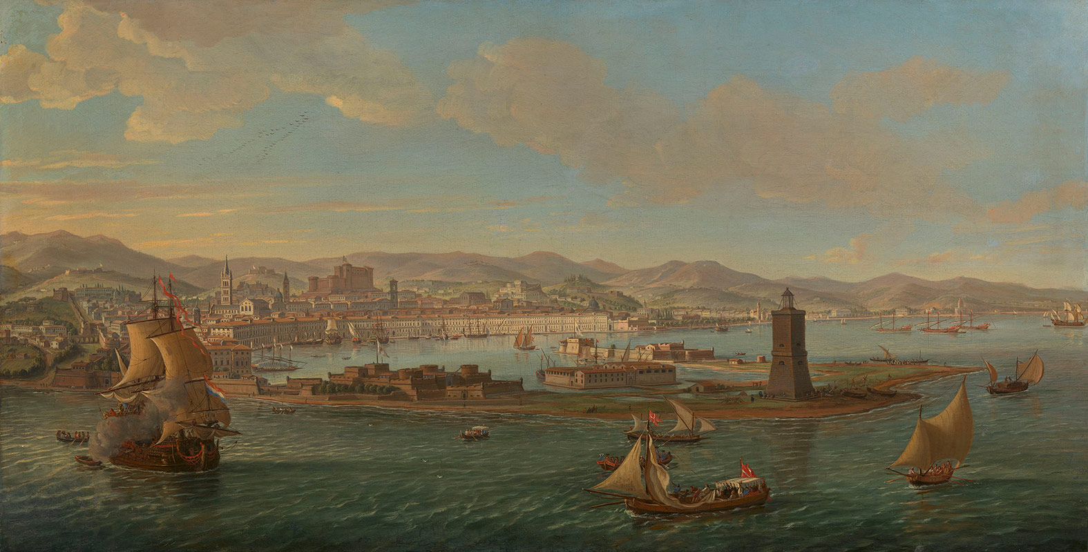 The Port of Messina, 1713