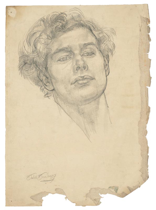 Portrait of Mark Gertler, c.1911-12