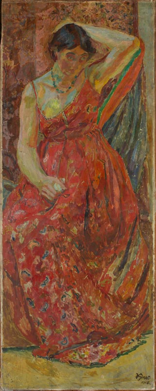 Portrait of Vanessa Bell (1879-1961), signed and dated 1915