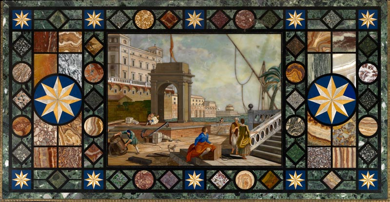 Made in the Grand Ducal Workshops (Opificio delle Pietre Dure), Florence